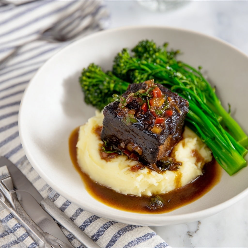 Red Wine Braised Short Ribs Recipe - Recipe Image
