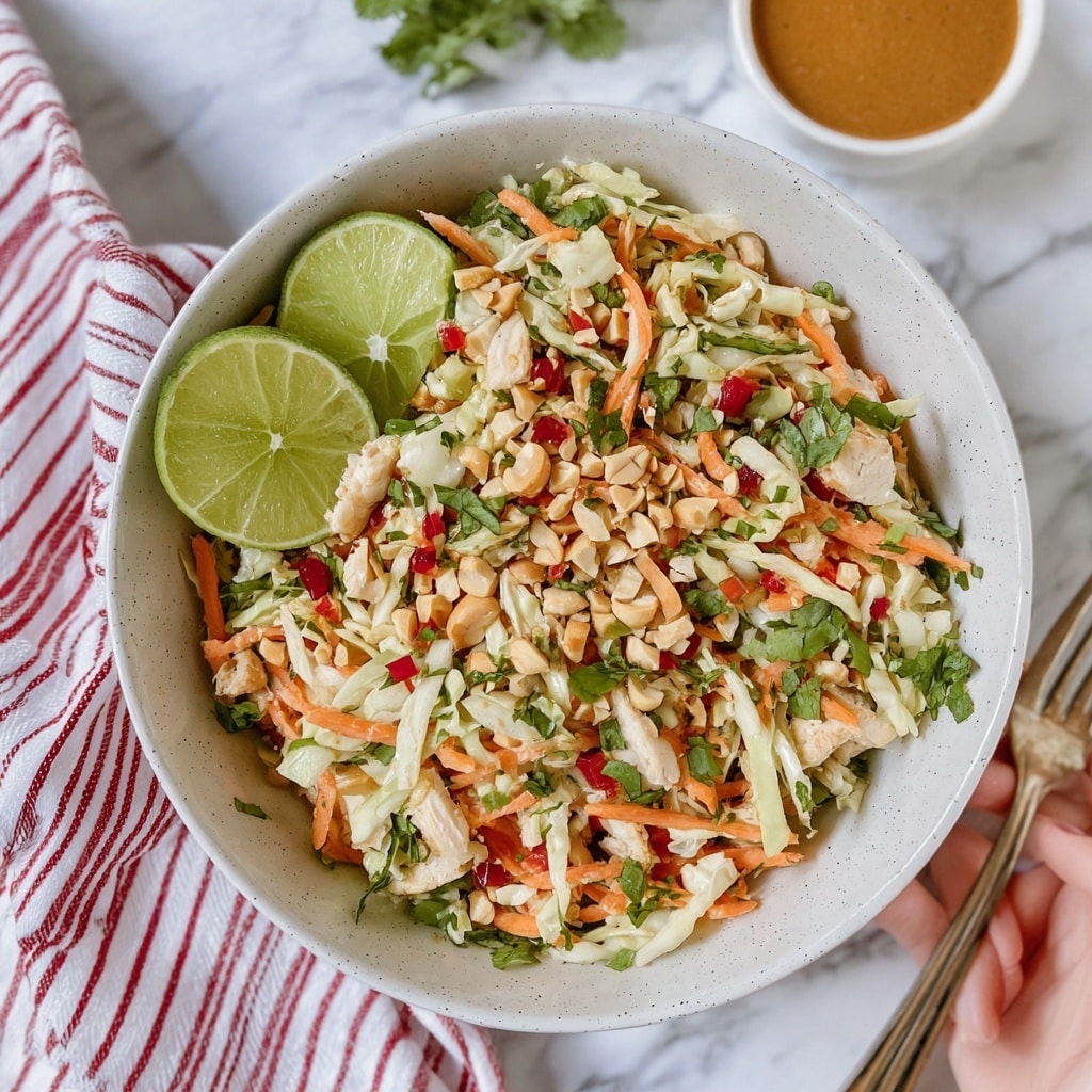 Thai Peanut Chicken Salad Recipe - Recipe Image