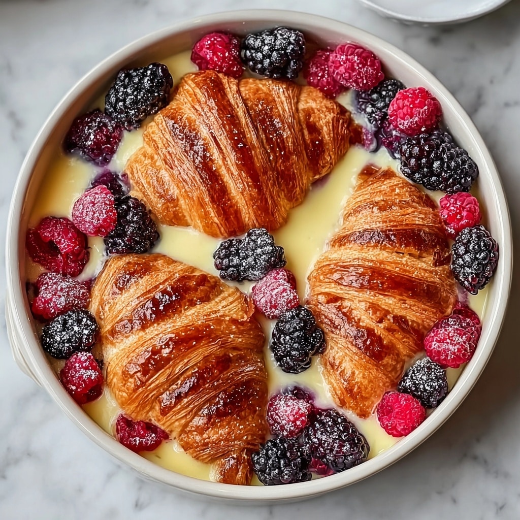 Berry Croissant Breakfast Bake – Easy 25-Minute Delight Recipe - Recipe Image