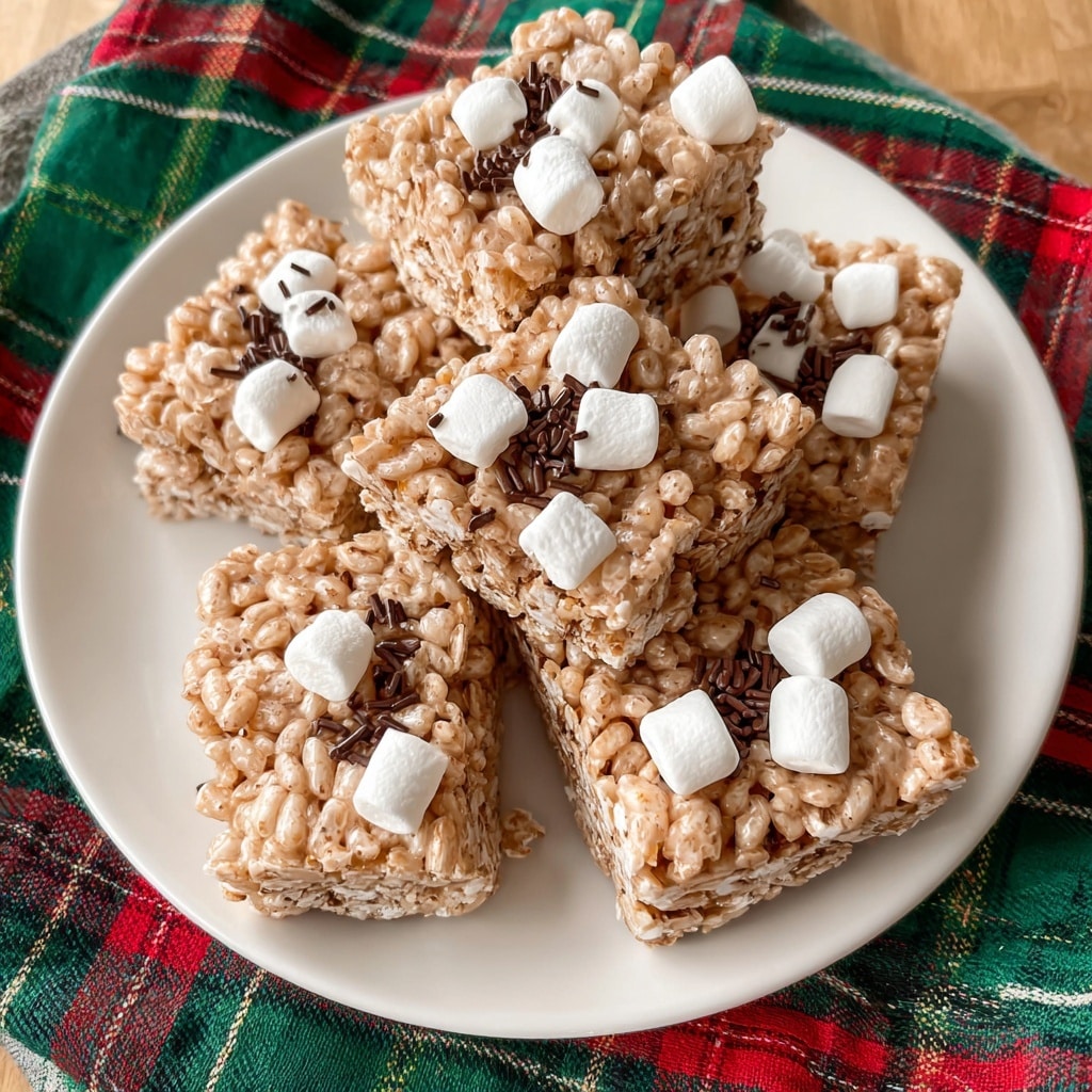 Hot Chocolate Rice Krispie Treats Recipe - Recipe Image