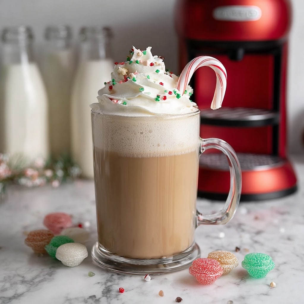 Peppermint Marshmallow Latte Recipe - Recipe Image
