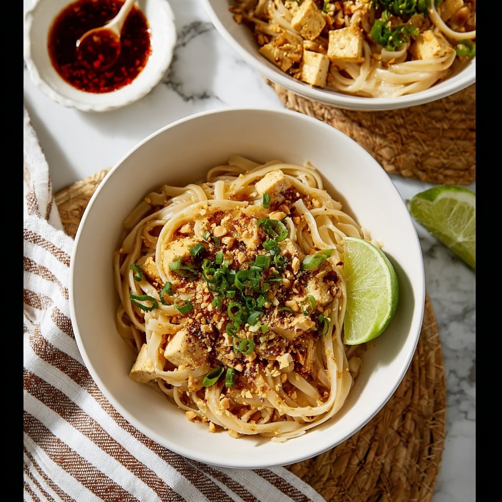 Creamy Coconut Peanut Noodles with Chicken and Veggies Recipe - Recipe Image