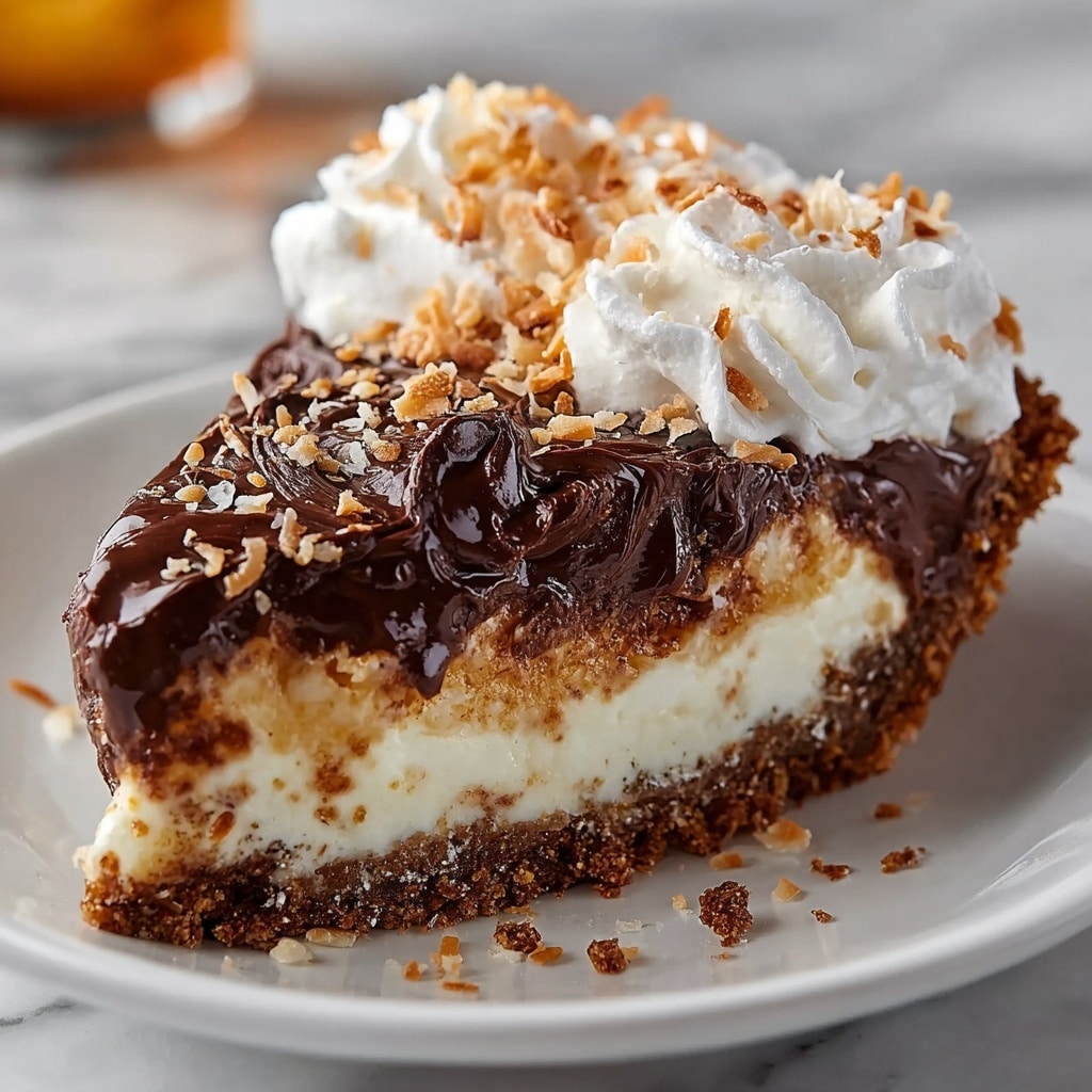 No-Bake German Chocolate Pie Recipe - Recipe Image