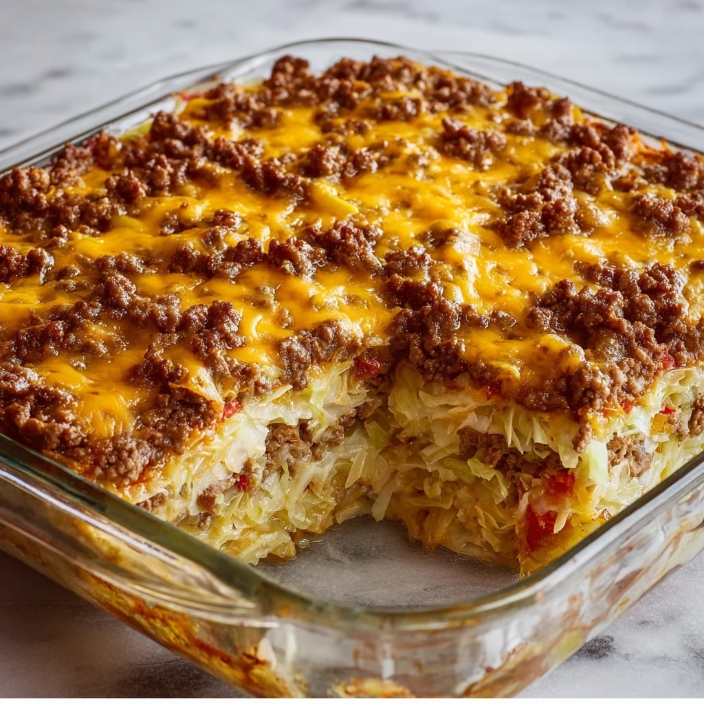 Southern Style Cabbage Beef Bake Recipe - Recipe Image