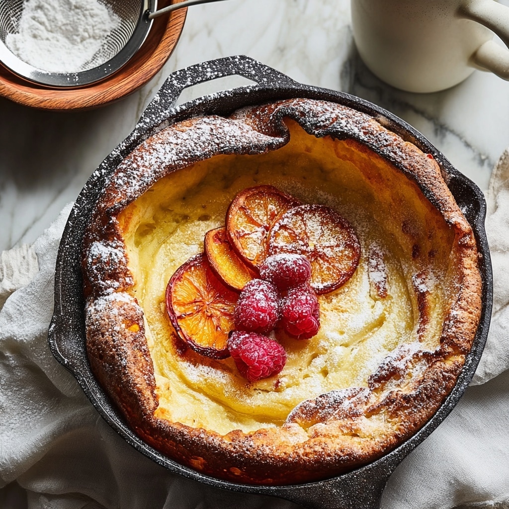 Yuzu Orange Dutch Baby Recipe - Recipe Image