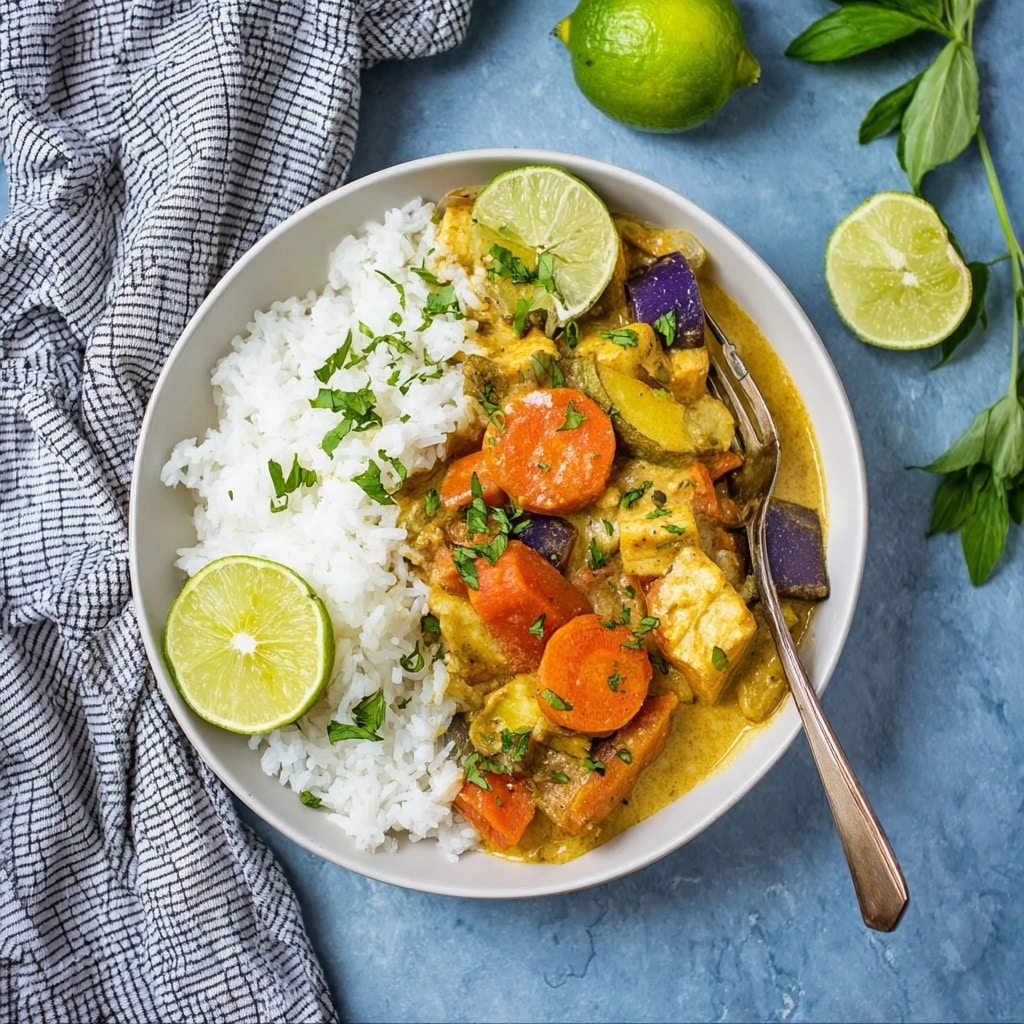Tofu Green Curry Recipe - Recipe Image