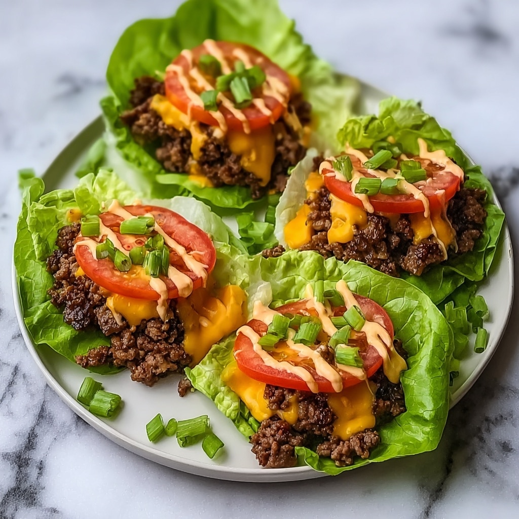 Easy Cheeseburger Lettuce Wraps Recipe – Your Low-Carb Twist Recipe - Recipe Image