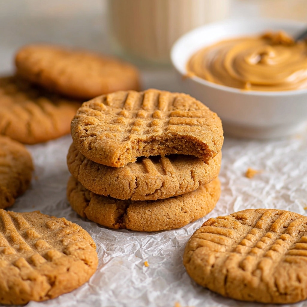 3 Ingredient Peanut Butter Cookies Recipe - Recipe Image