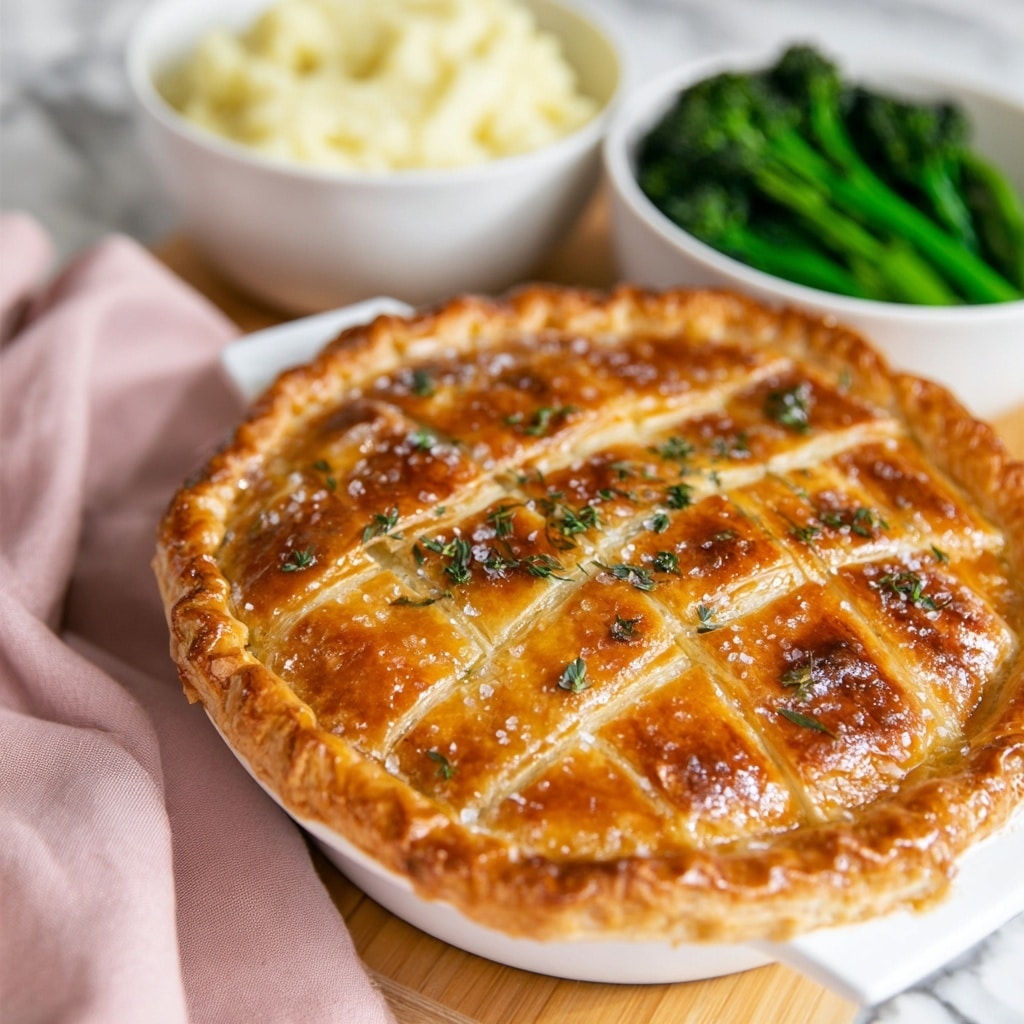 Creamy Chicken and Leek Pot Pie Recipe - Recipe Image