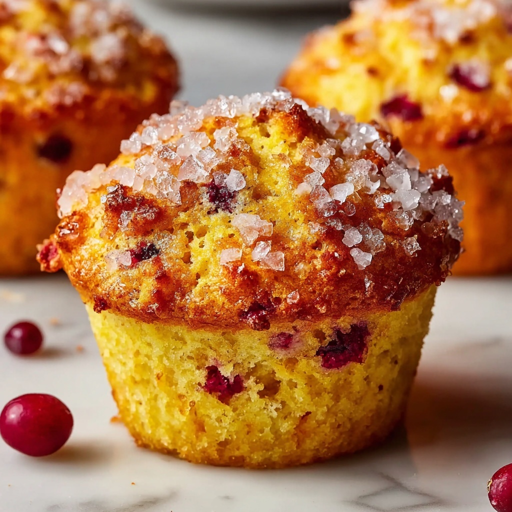 Ricotta Cranberry Orange Muffins Recipe