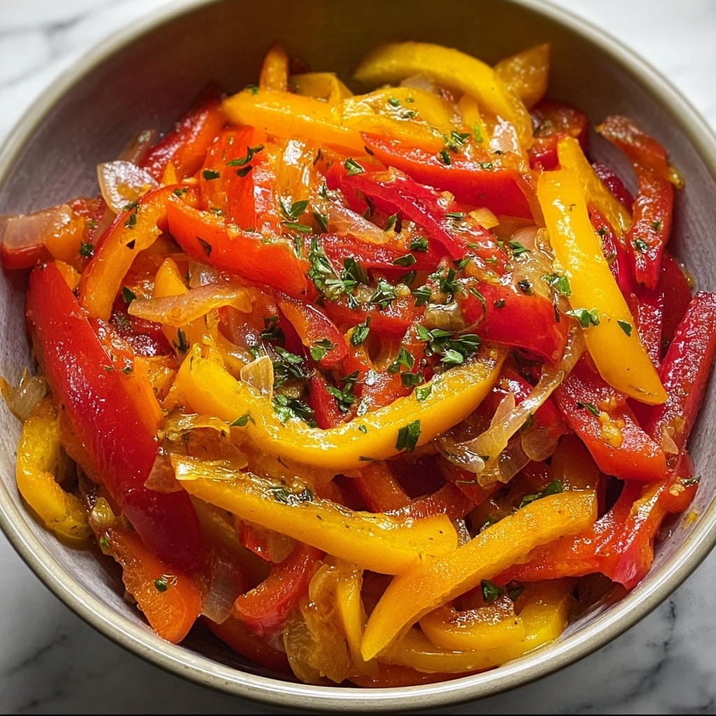 Traditional Italian Peperonata Stew Recipe