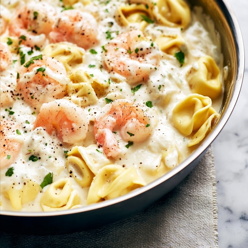 Shrimp Tortellini Alfredo Recipe - Recipe Image