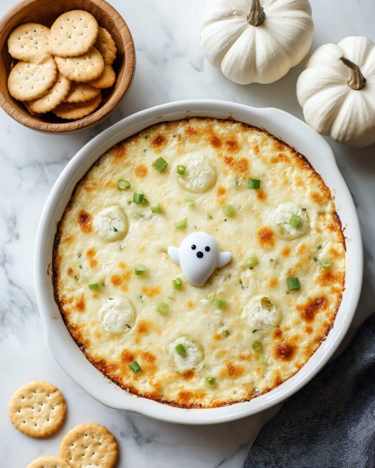 Creepy-Good Halloween Buffalo Chicken Dip Recipe