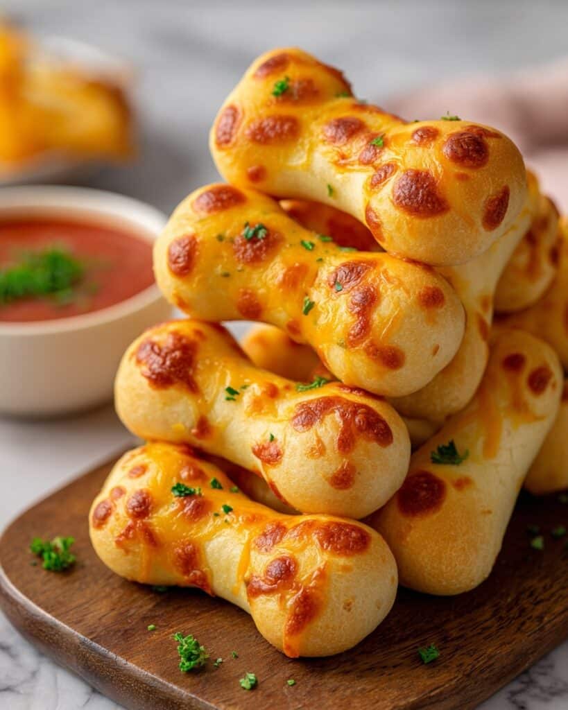 Cheesy Halloween Breadstick Bones Recipe