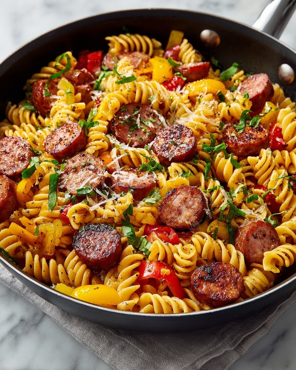Autumn Beef Sausage Pasta with Roasted Butternut Squash Recipe