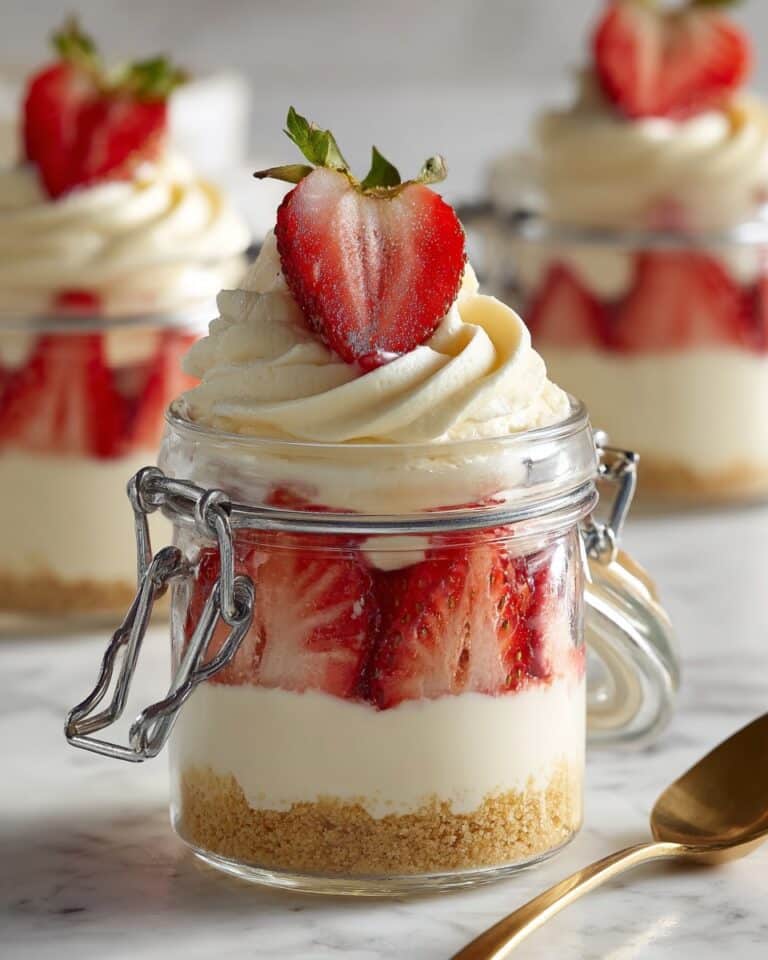 Strawberry Cheesecake in a Jar Recipe