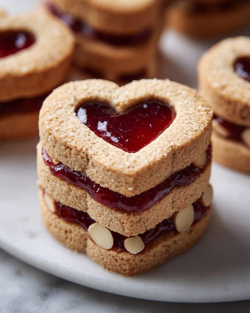 Almond Heart Cookies Recipe
