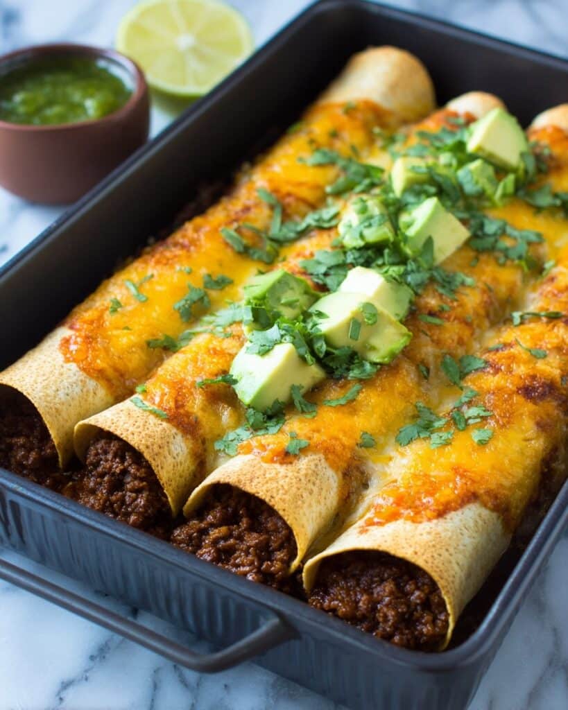 Crispy Rolled Chipotle Beef Tacos Recipe