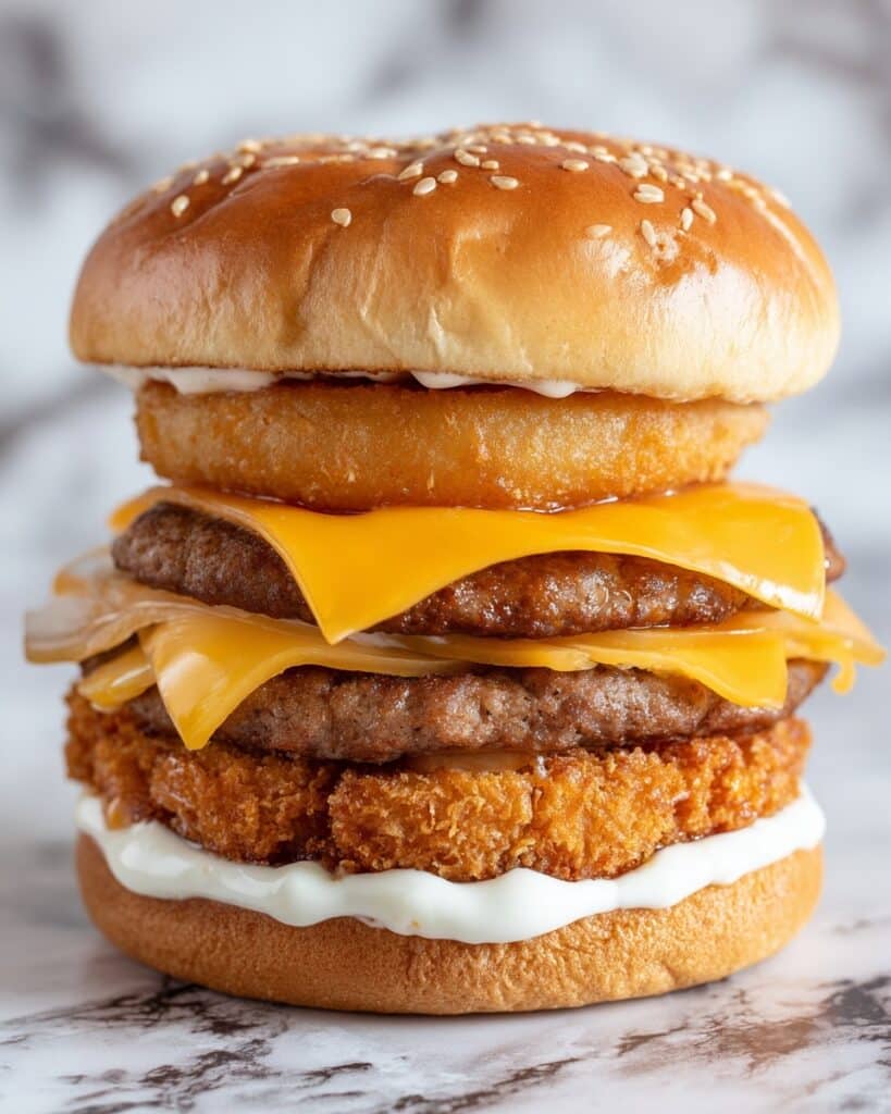 Garlic Double Steakburger Recipe