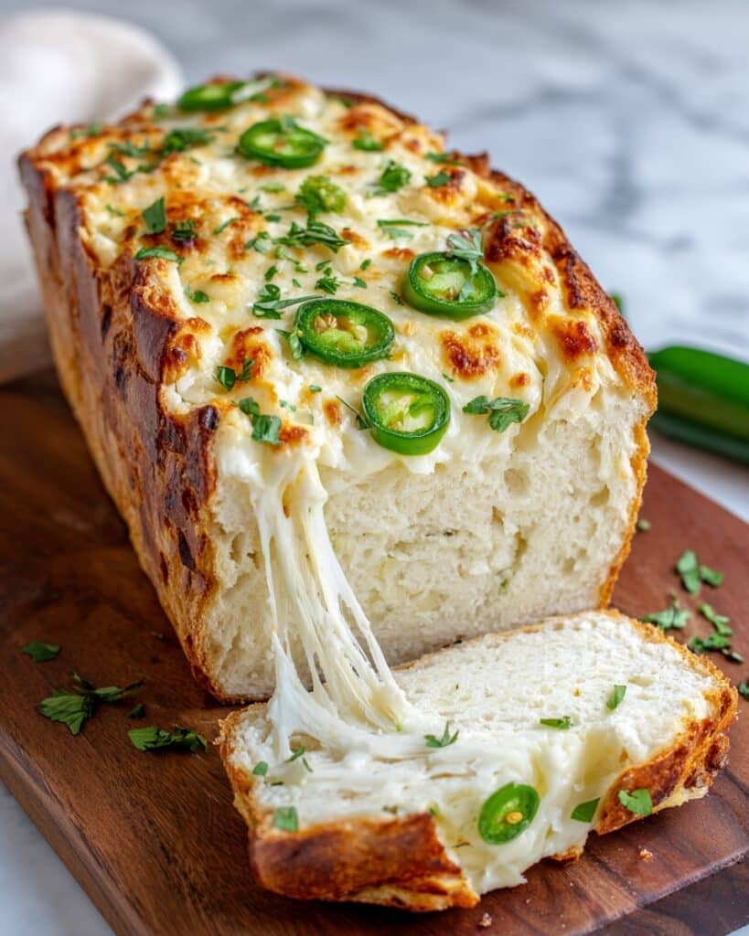 Jalapeño Popper Cheese Bread Recipe