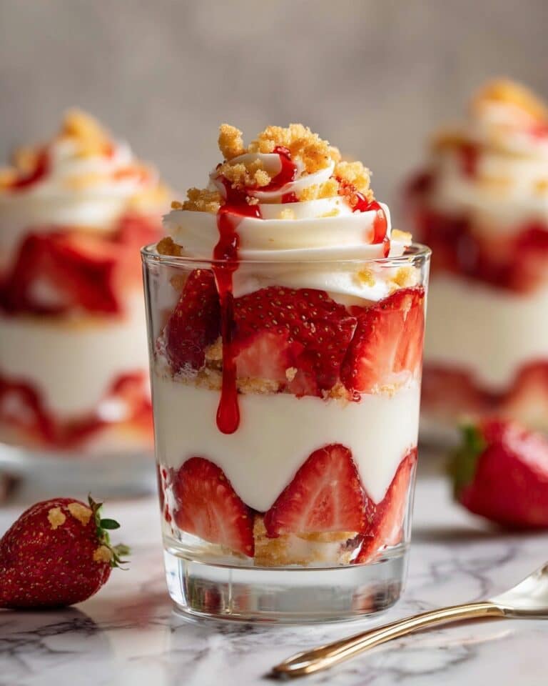 Strawberry Shortcake Cheesecake Cups Recipe