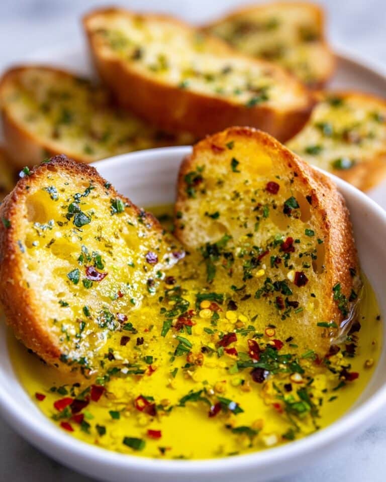 Olive Oil Dip with Warm Bread Recipe