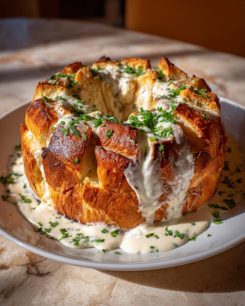 Chicken Alfredo Monkey Bread Recipe