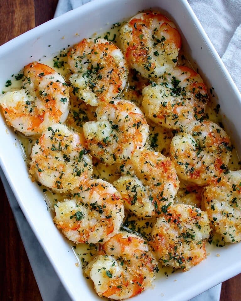 Garlic Parmesan Roasted Shrimp Recipe