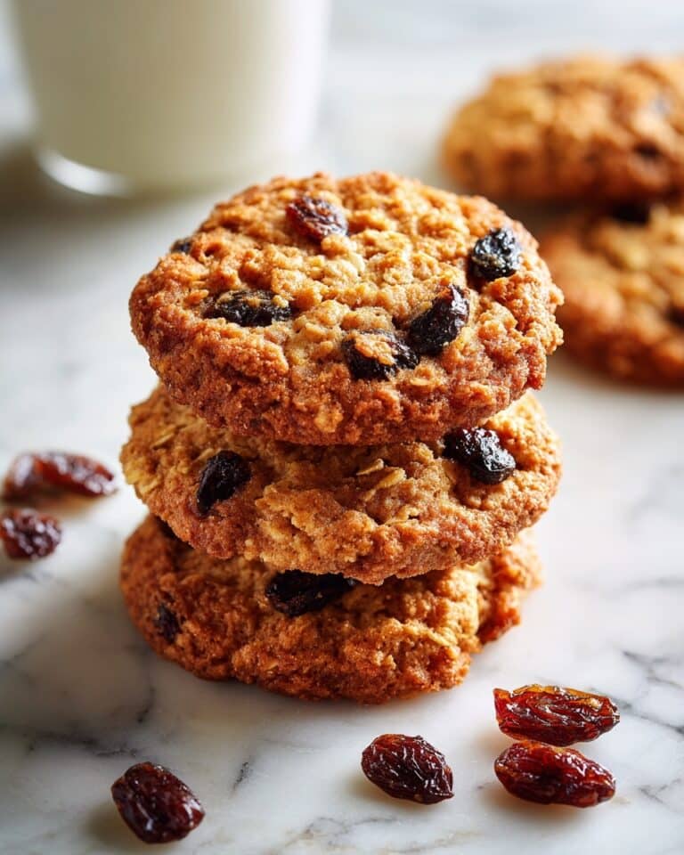 Soft & Chewy Oatmeal Raisin Cookies Recipe