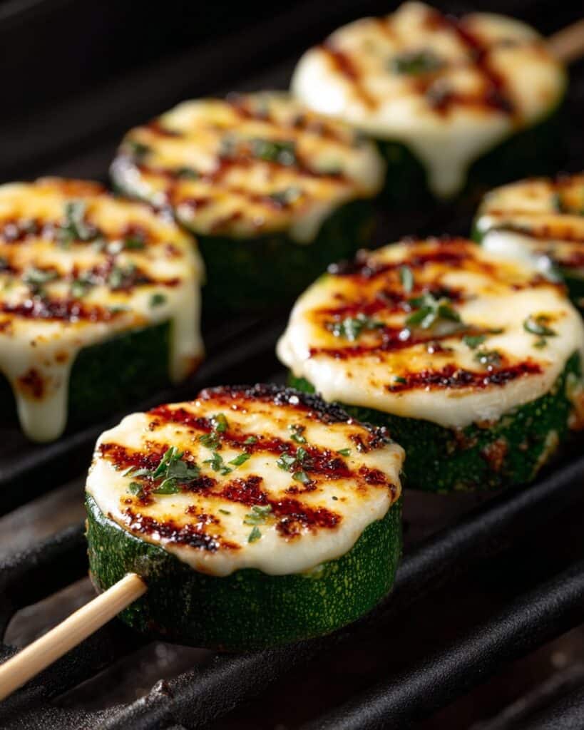 Garlic Butter Zucchini Skewers Recipe