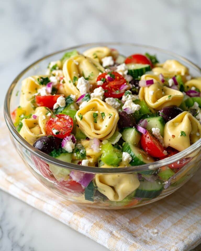 Greek Tortellini Pasta Salad Recipe
