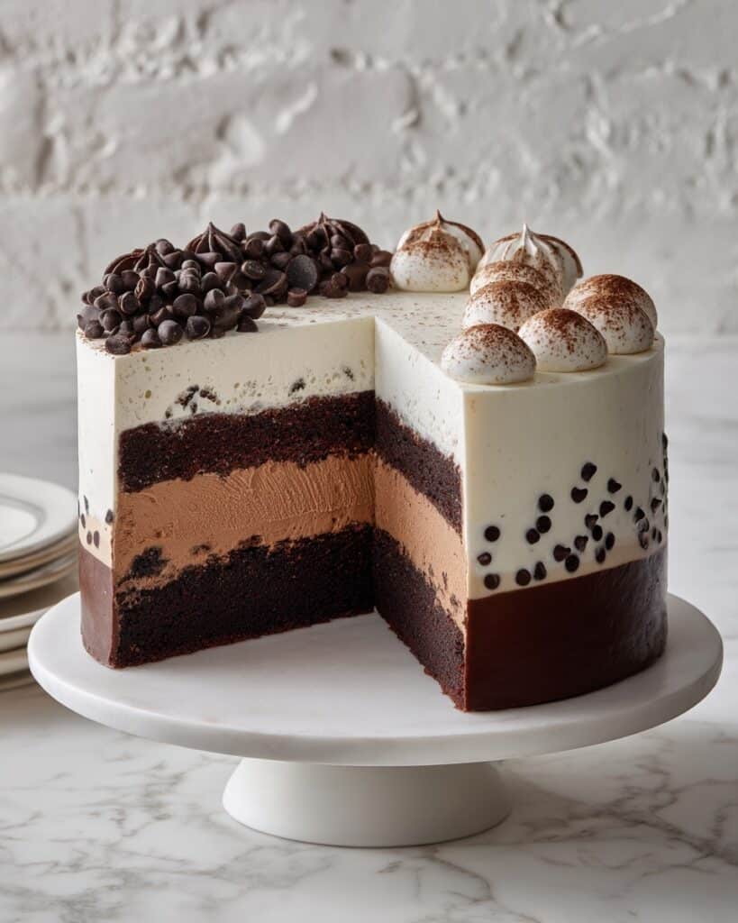 Tuxedo Cake: A Triple Chocolate Mousse Delight Recipe