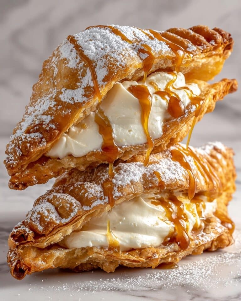 Stuffed Cheesecake Fried Apple Pies Recipe