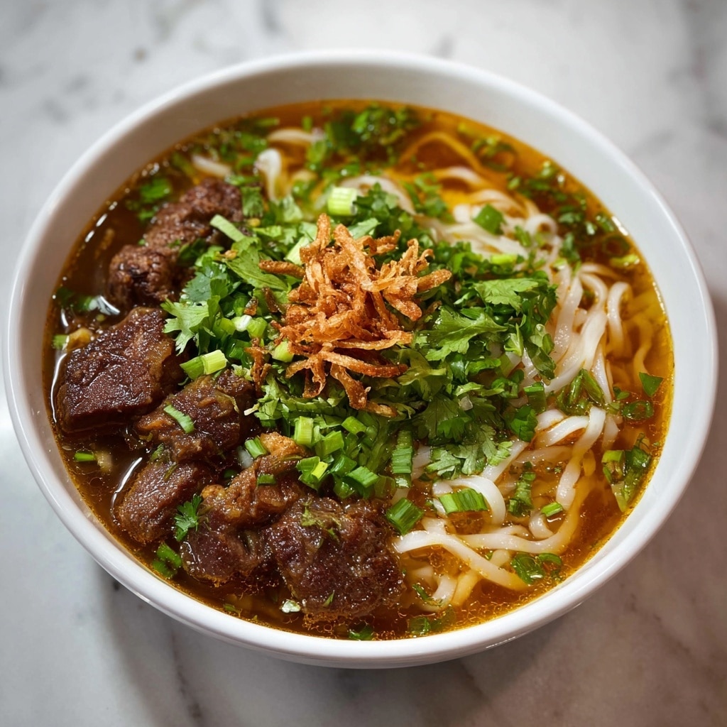Lao Beef Noodle Soup Recipe - Recipe Image