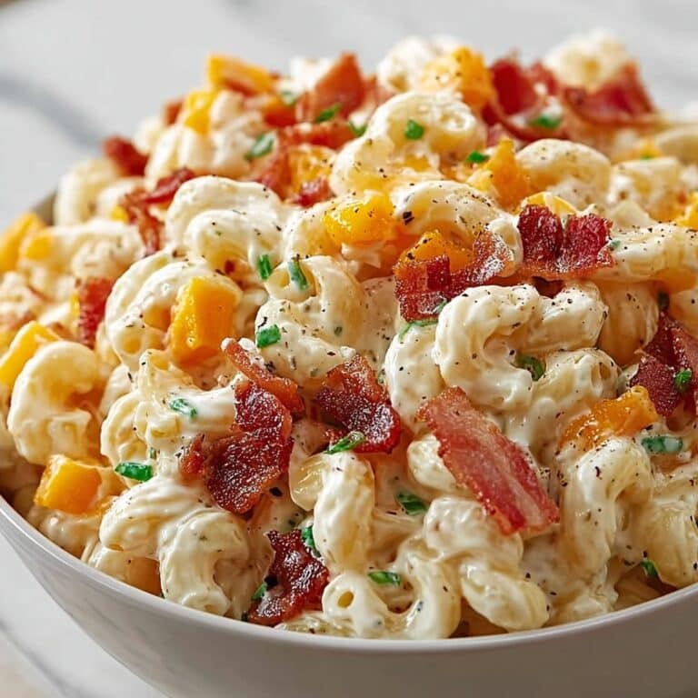 Bacon Cheddar Ranch Pasta Salad: A Creamy Crowd-Pleaser Recipe