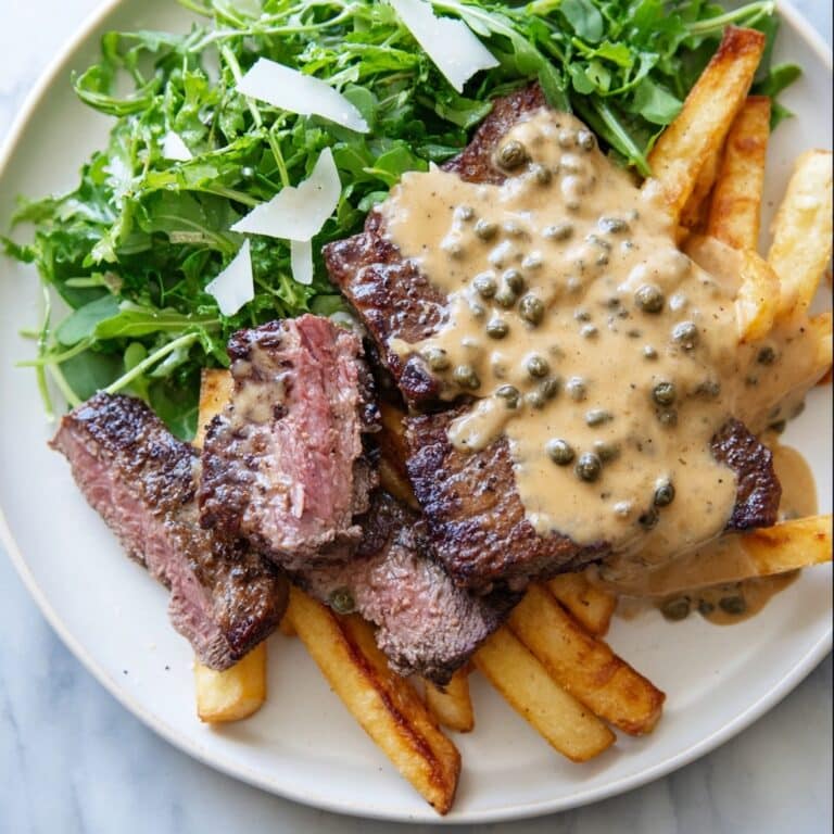 Perfect Steak with Peppercorn Sauce Recipe