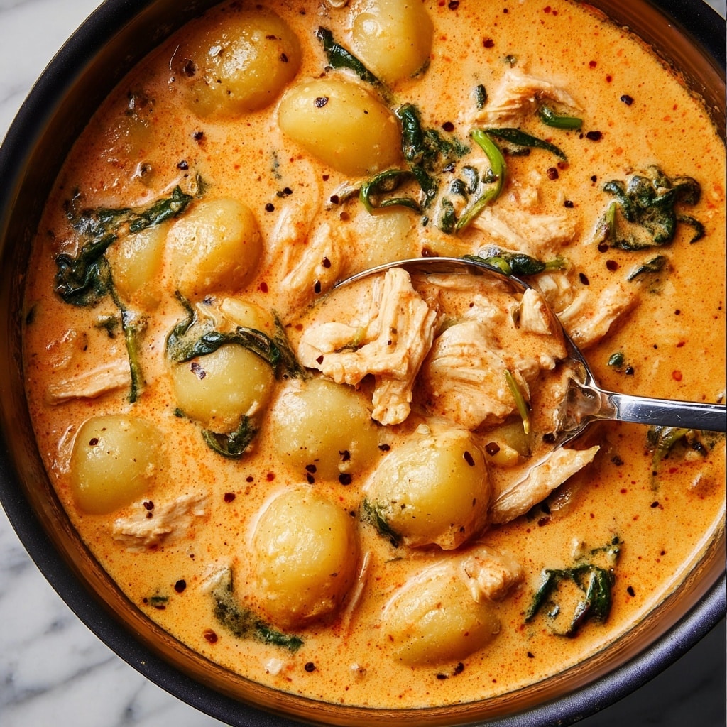 Creamy Chicken and Gnocchi Recipe