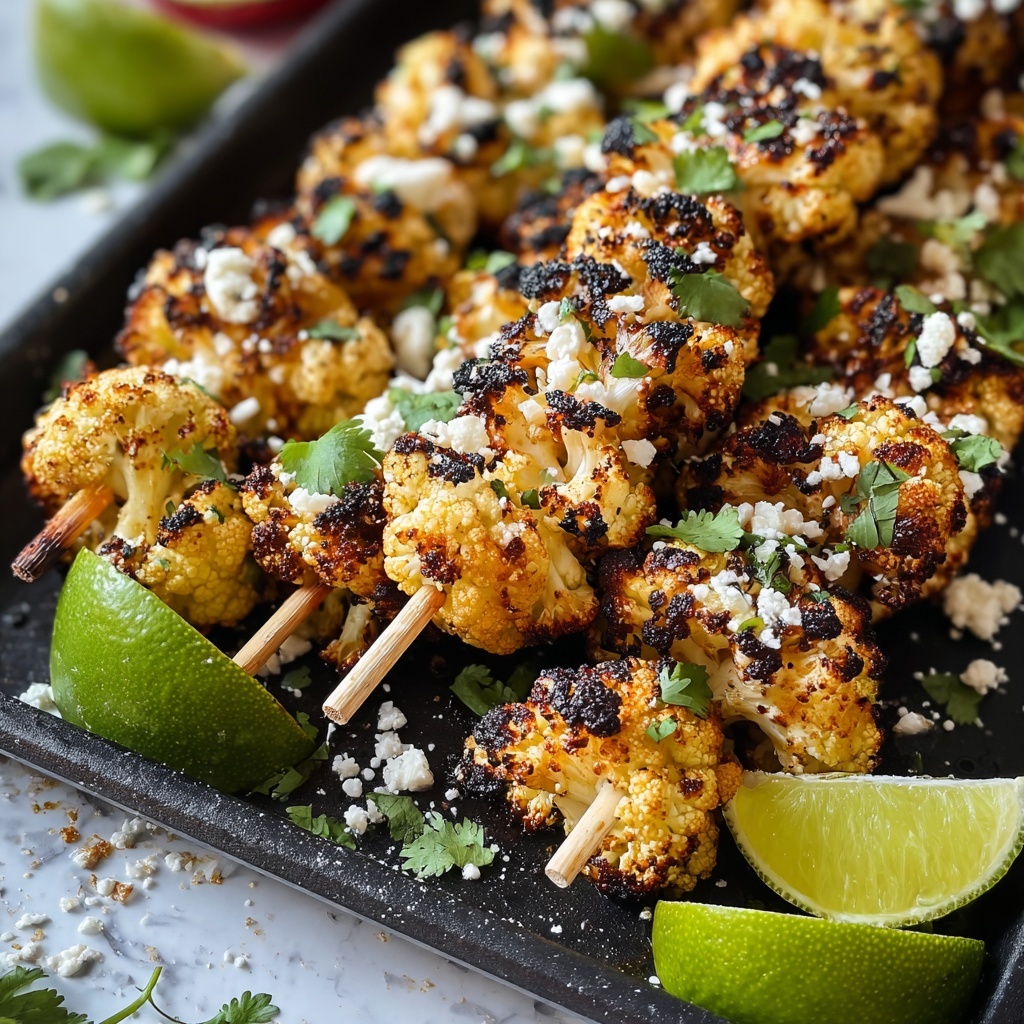 Mexican Street Style Grilled Cauliflower Recipe - Recipe Image