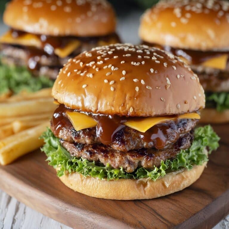 Teriyaki Parmesan Burgers Recipe
