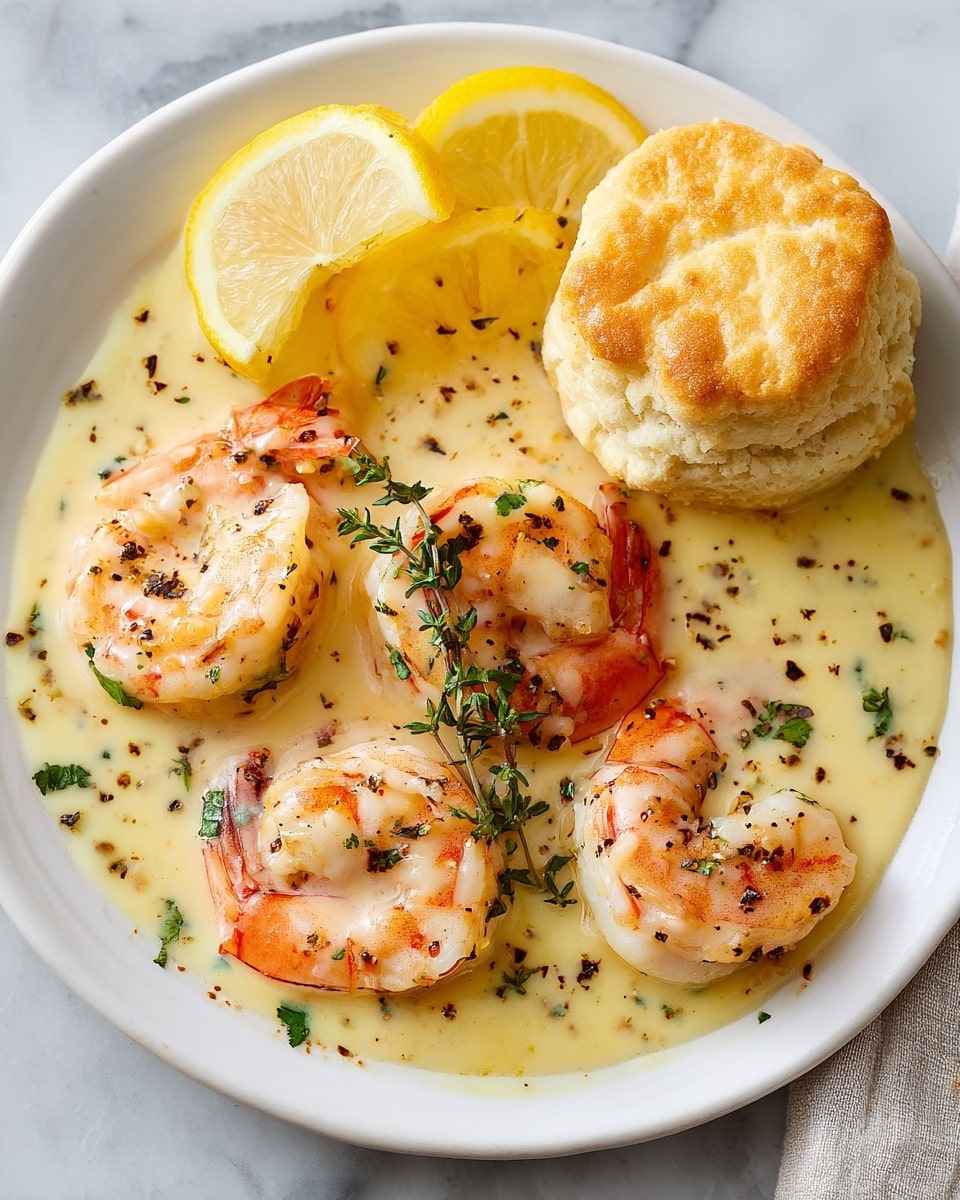 Creamy Shrimp and Parmesan Biscuits Recipe - Recipe Image