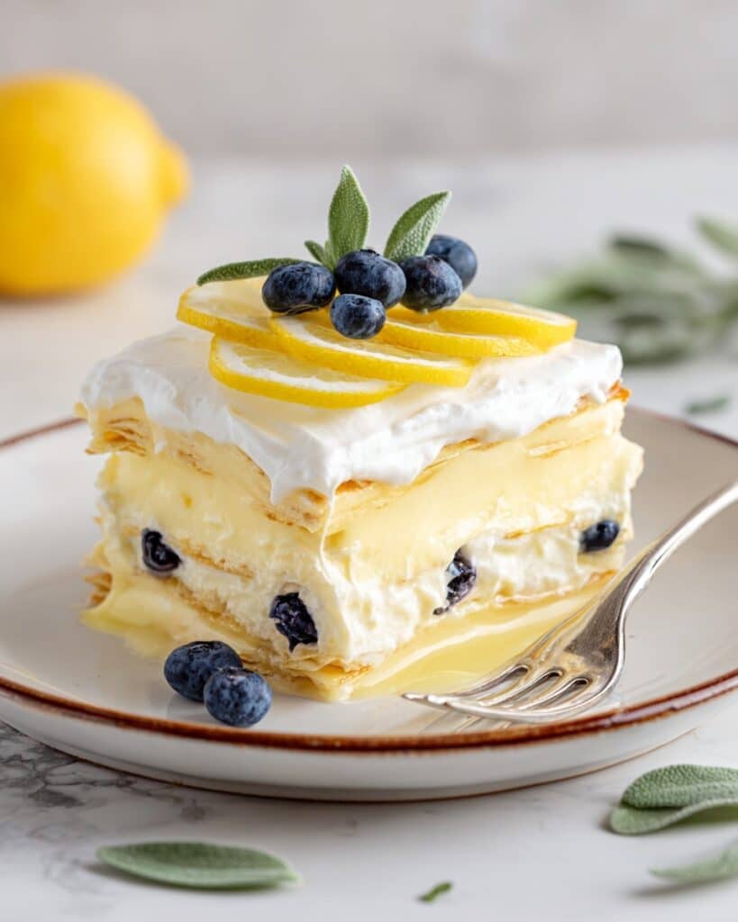 Lemon Blueberry Lasagna Recipe