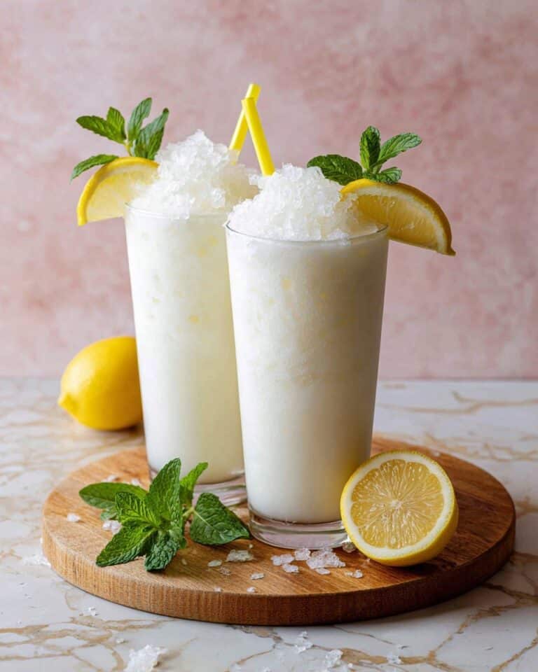 Whipped Frozen Lemonade with Coconut Milk Recipe