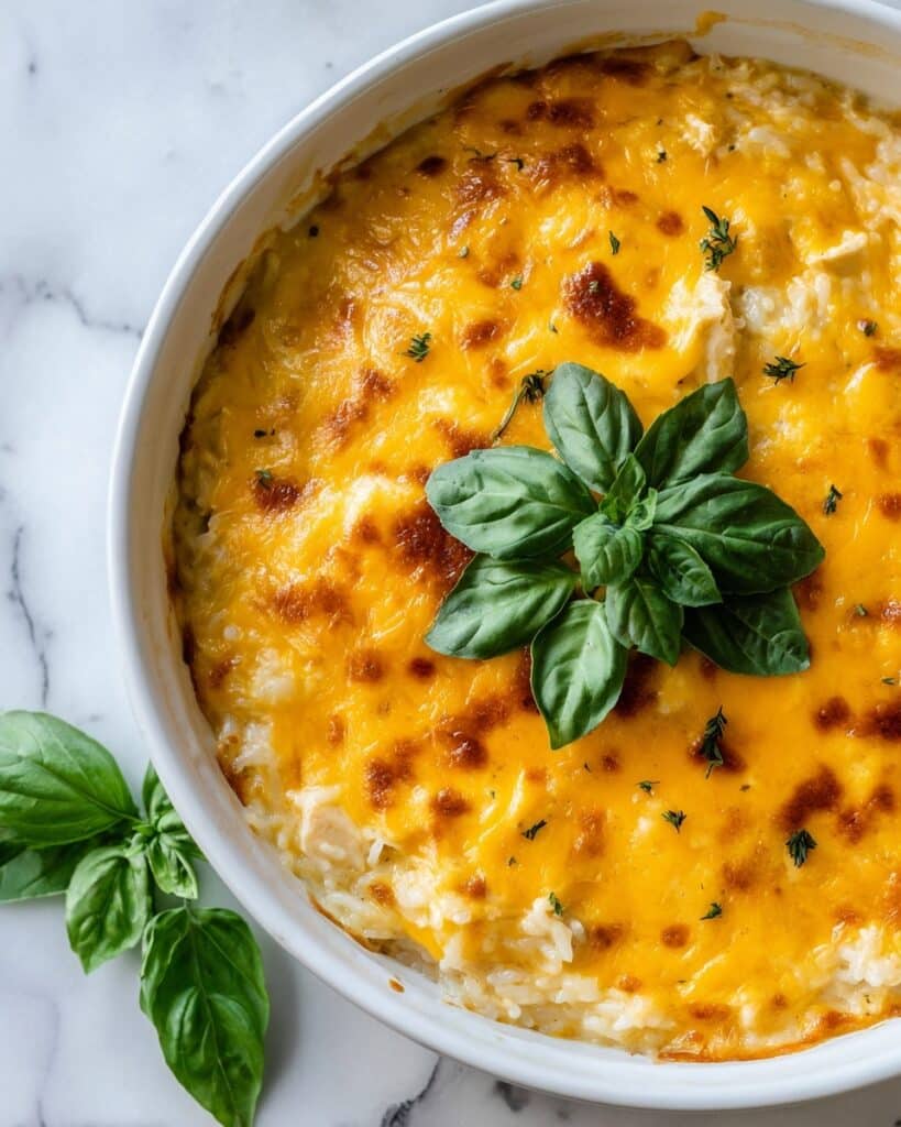 Best Cheesy Chicken and Rice Casserole Recipe