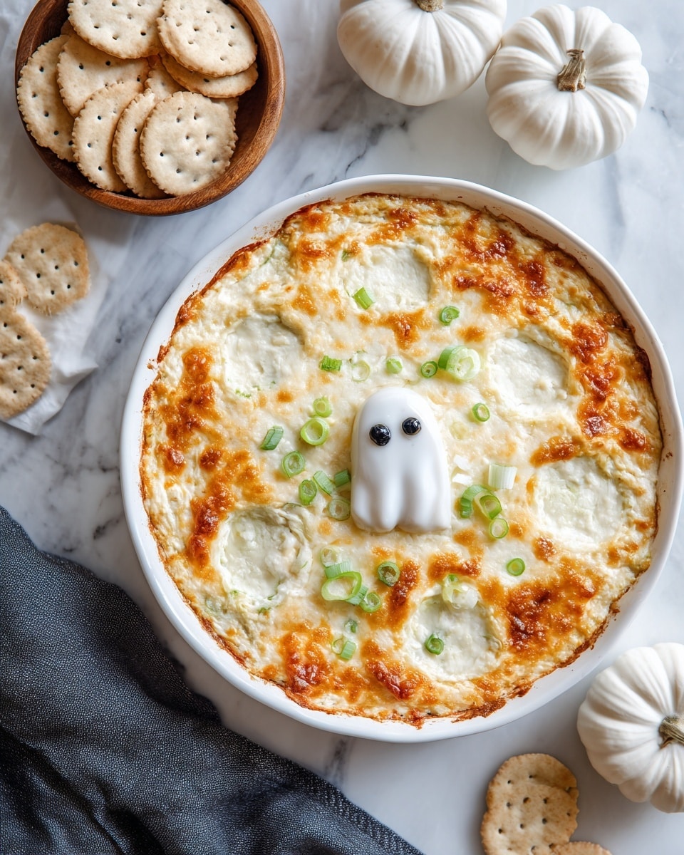 Creepy-Good Halloween Buffalo Chicken Dip Recipe - Recipe Image