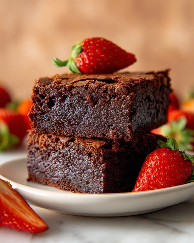 Strawberry Brownies Recipe
