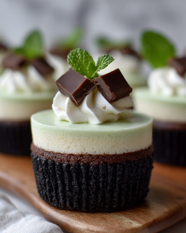 Mint Mini Cheesecakes Recipe