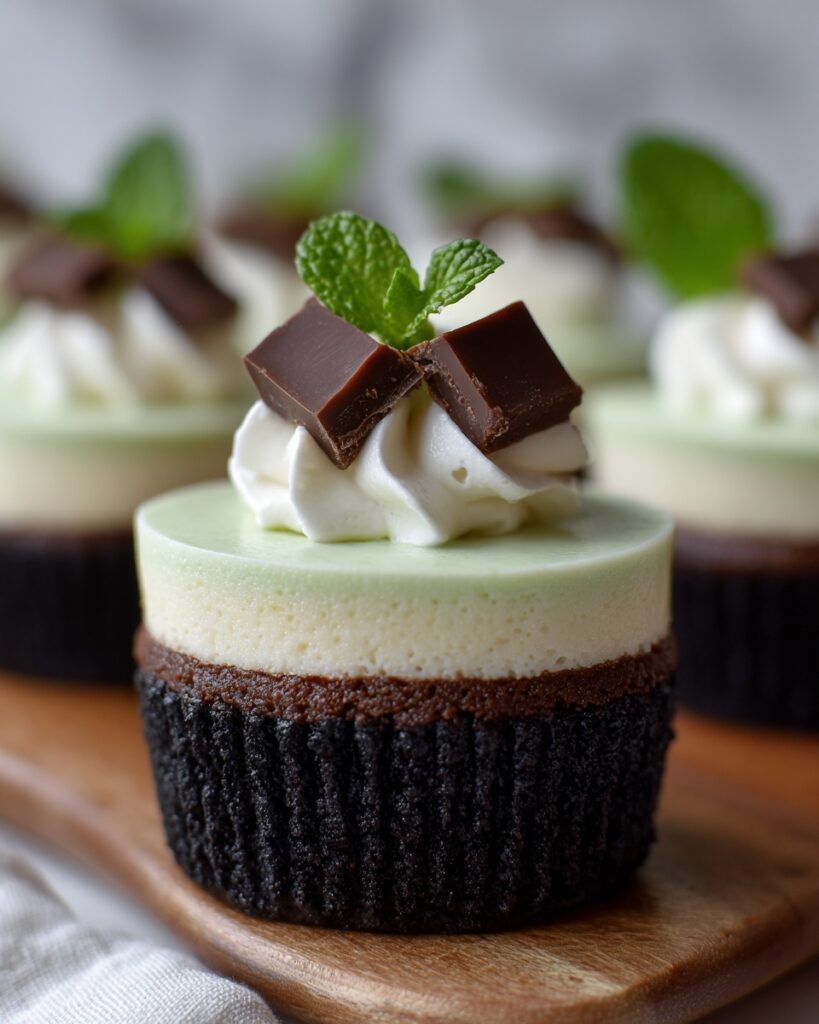 Mint Mini Cheesecakes Recipe