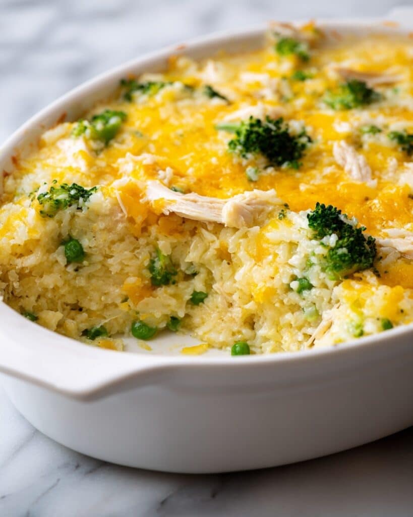 Broccoli, Rice, Cheese, and Chicken Casserole Recipe