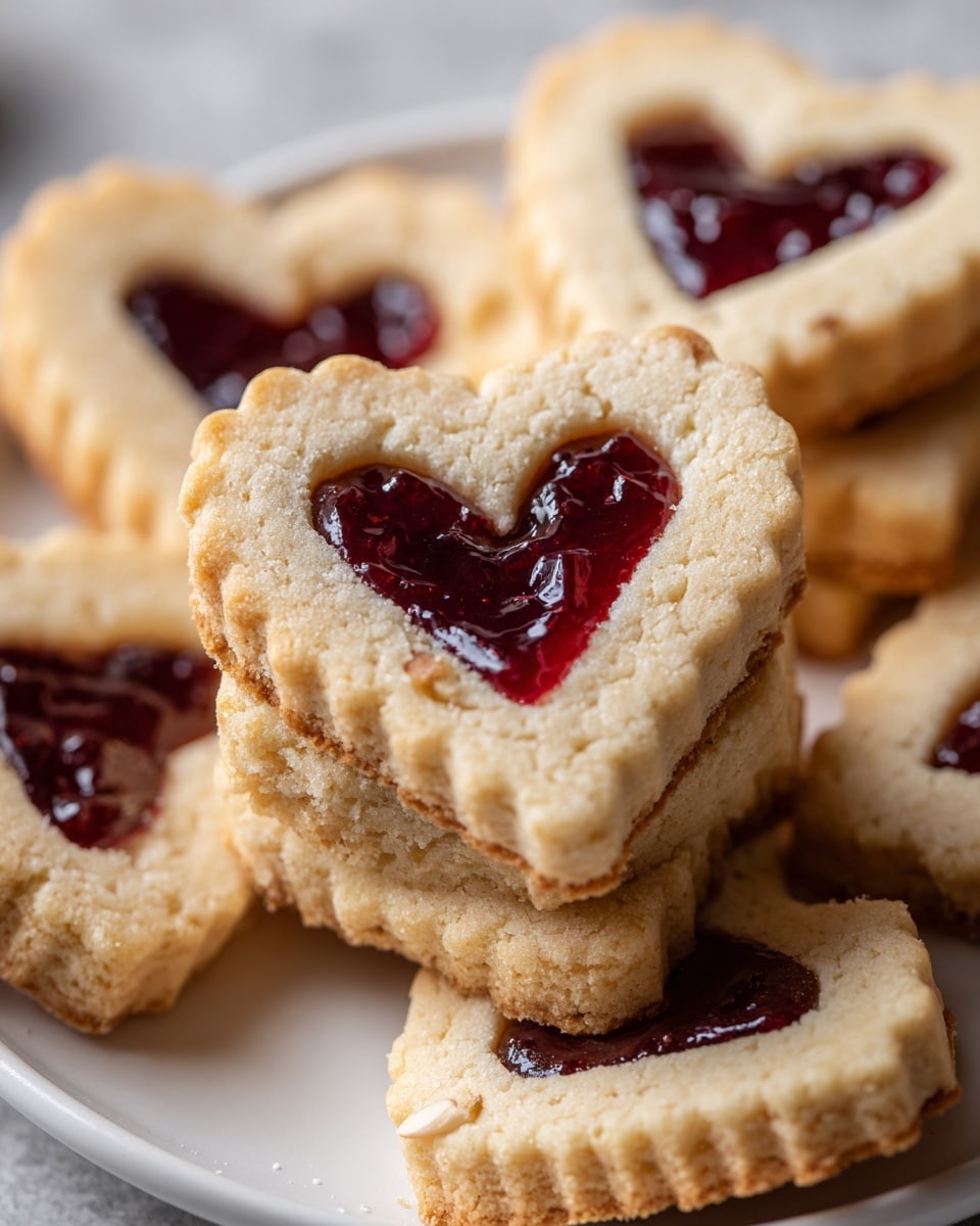 Almond Heart Cookies Recipe - Recipe Image