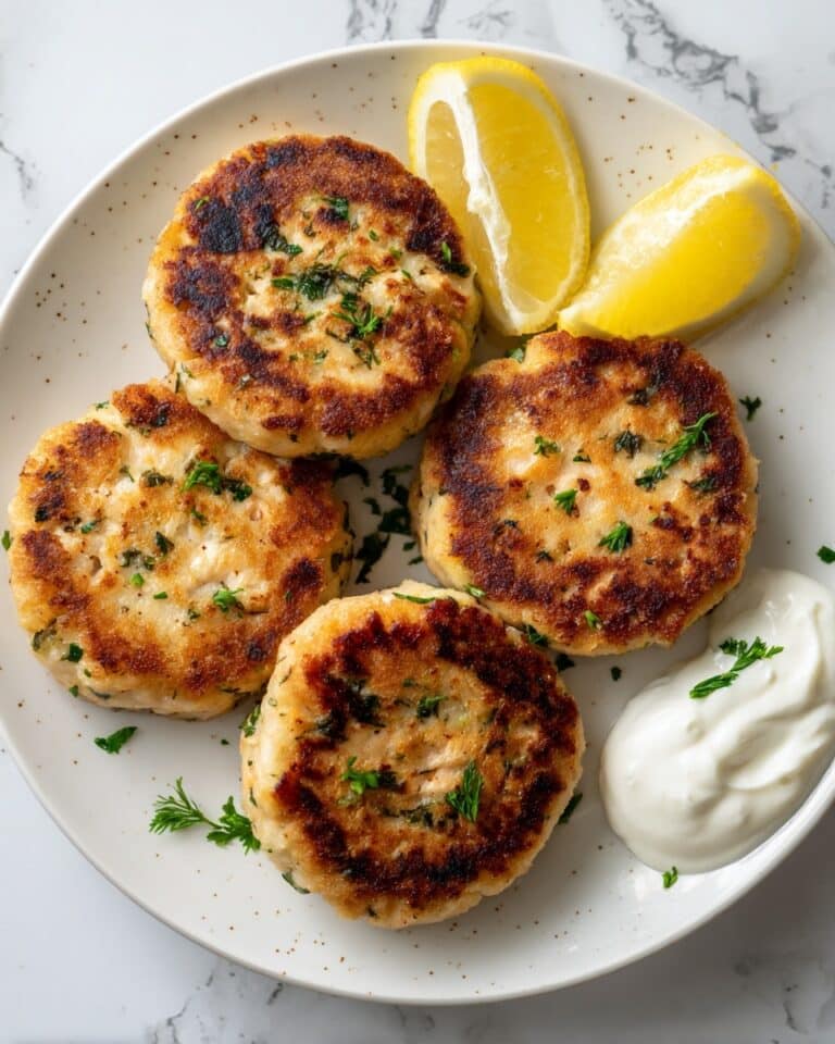 Salmon Cakes with Lemon and Parsley Recipe
